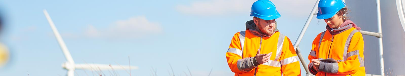 Field audit software in use at a wind farm